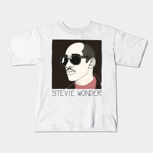 •  Stevie Wonder Fan Art  • Kids T-Shirt